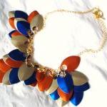 Scale Maille Necklace Handmade Jewelry Gift Idea
